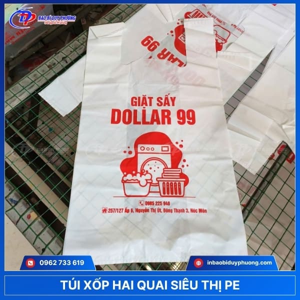 Túi xốp hai quai PE