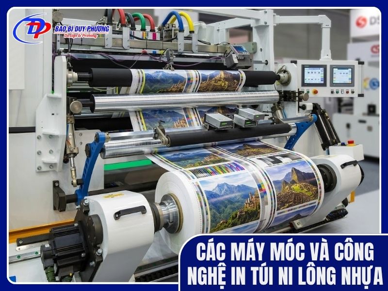 Các loại máy và công nghệ in túi nilon nhựa