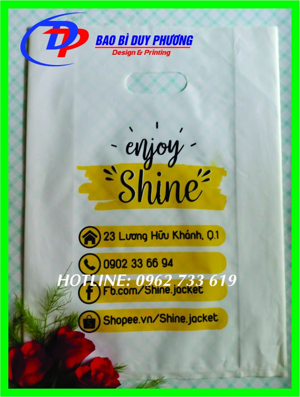 In Túi Pe Hai Màu Giá Rẻ HCM