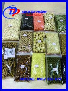 Túi Zipper Chỉ Đỏ Đựng Đồ Khô