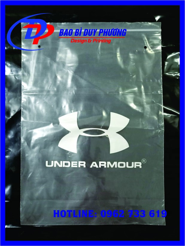 In túi Zipper Chỉ Đỏ Đựng Quần Áo