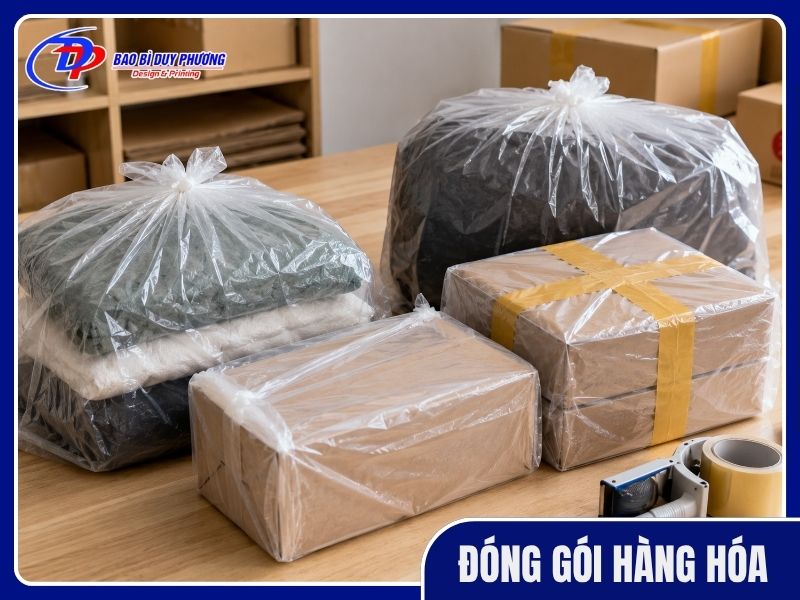Dùng để đóng gói, bảo vệ hàng hóa 