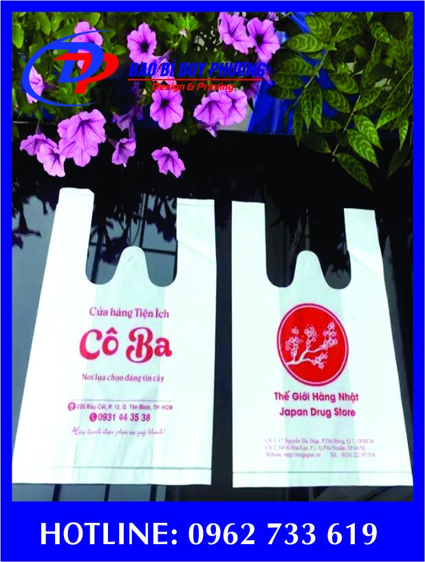 Túi Xốp Siêu Thị In LoGo Thương Hiệu