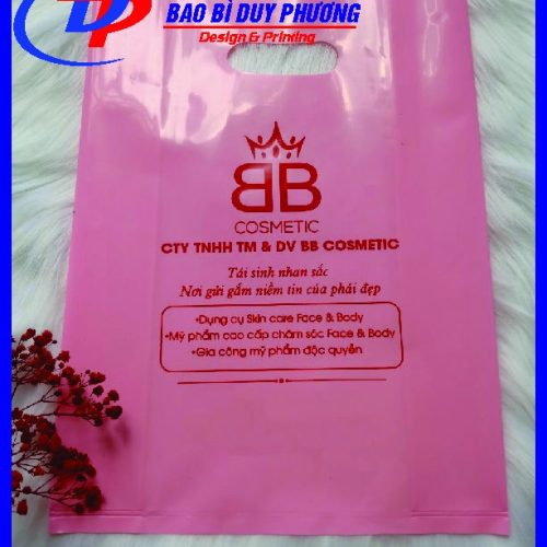 In Túi Pe cho shop mỹ phẩm