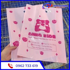 In Túi Pe Hồng Phấn Dễ Thương