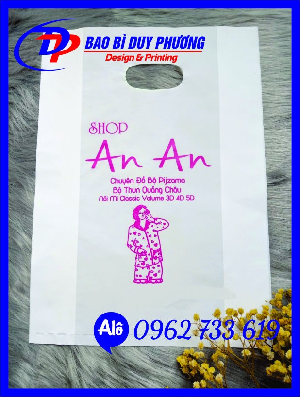 In Túi HD Đựng Quần Áo HCM