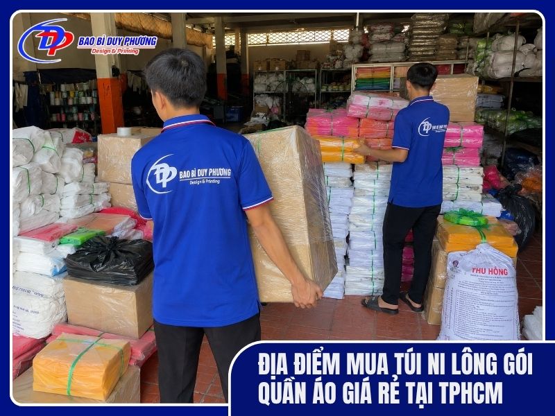 Nơi bán túi ni lông đựng quần áo nhiều mẫu, đủ kích cỡ chất lượng