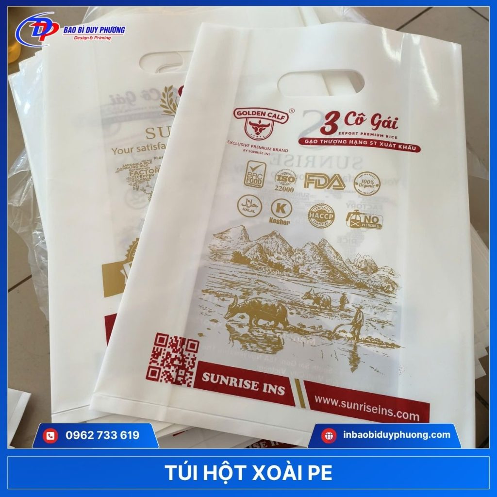 túi hột xoài PE