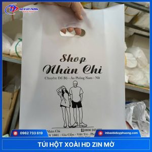 Mẫu túi hd zin hột xoài cho shop quần áo