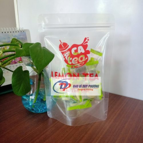 In Túi Zipper Trà Chanh HCM