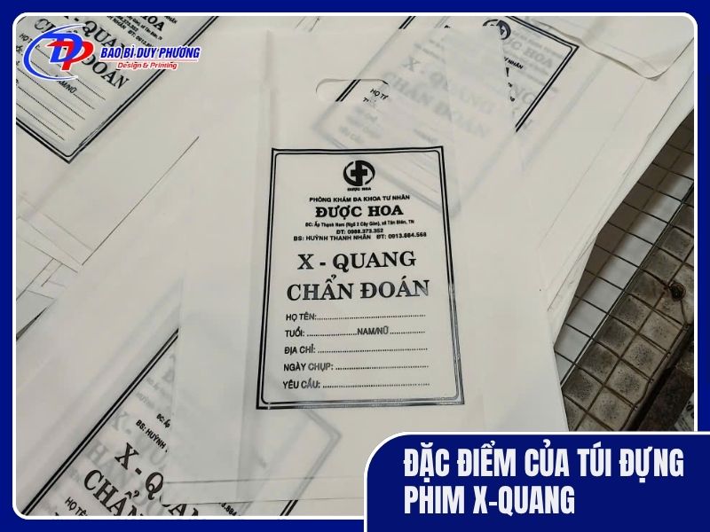 Túi hạt xoài nilon đựng film X-quang có đặc điểm gì