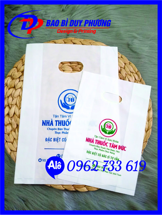 In túi nilong cho phòng khám, thuốc tây