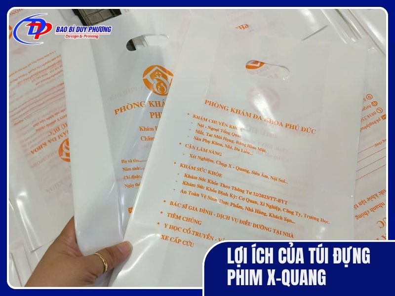 Lợi ích của túi nilon nhựa đựng phim Xquang