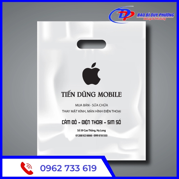 in túi nilon túi xốp đựng điện thoại