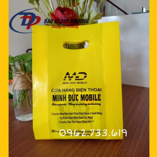 Xưởng in túi nilon đựng điện thoại giá rẻ