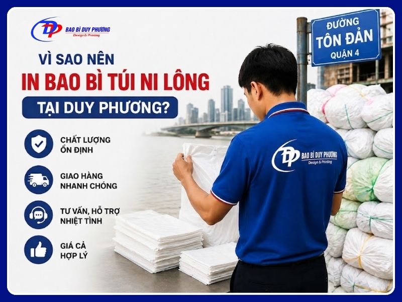 Tại sao nên in bao bì Quận 4 ở Duy Phương?