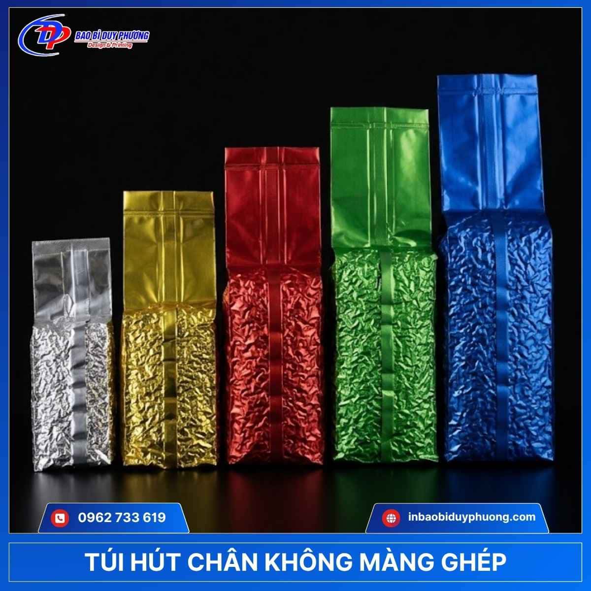 bao bì hút chân không giá rẻ có màng ghép