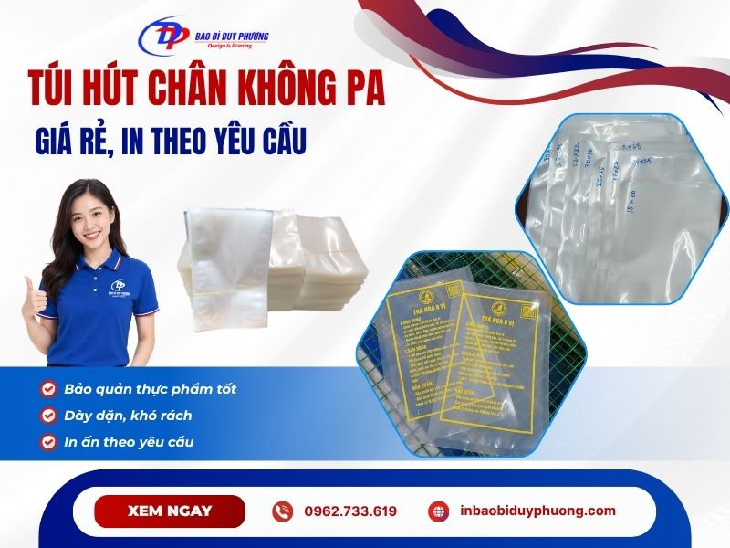 Đơn vị sản xuất và in túi hút chân không