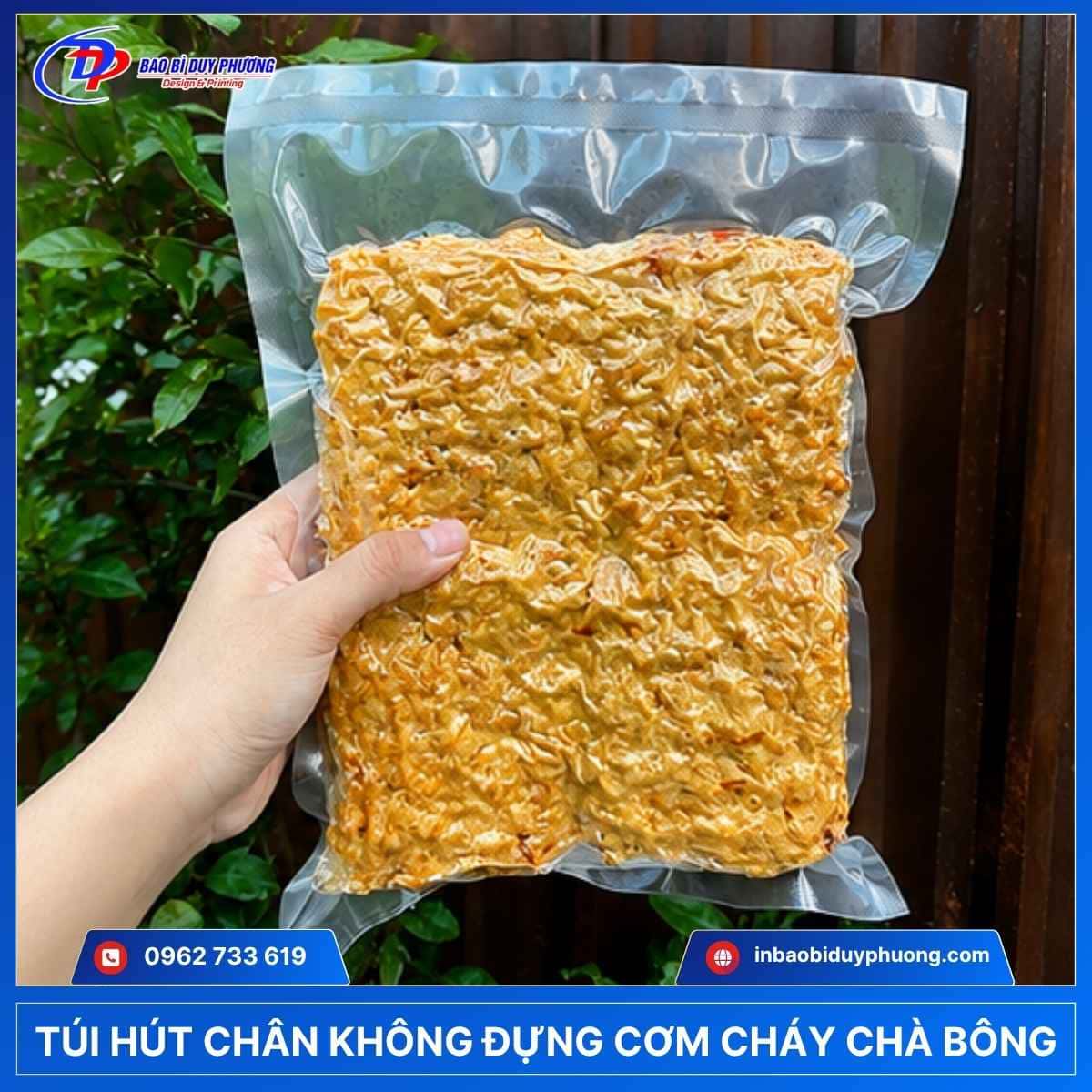 túi nhựa hút chân không đựng thực phẩm khô