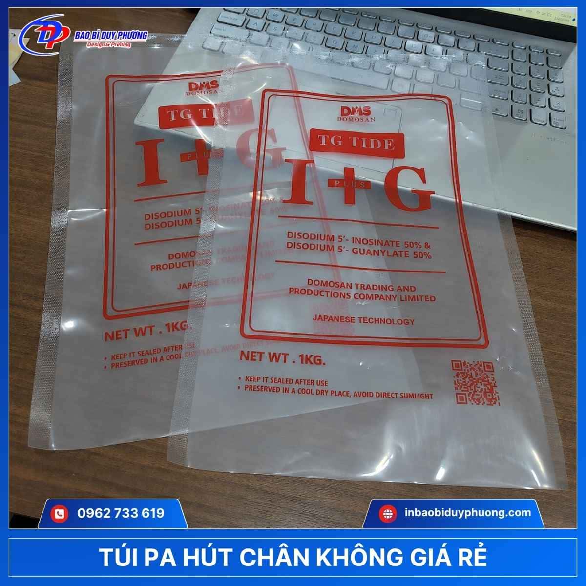 túi hút chân không pa/pe giá rẻ