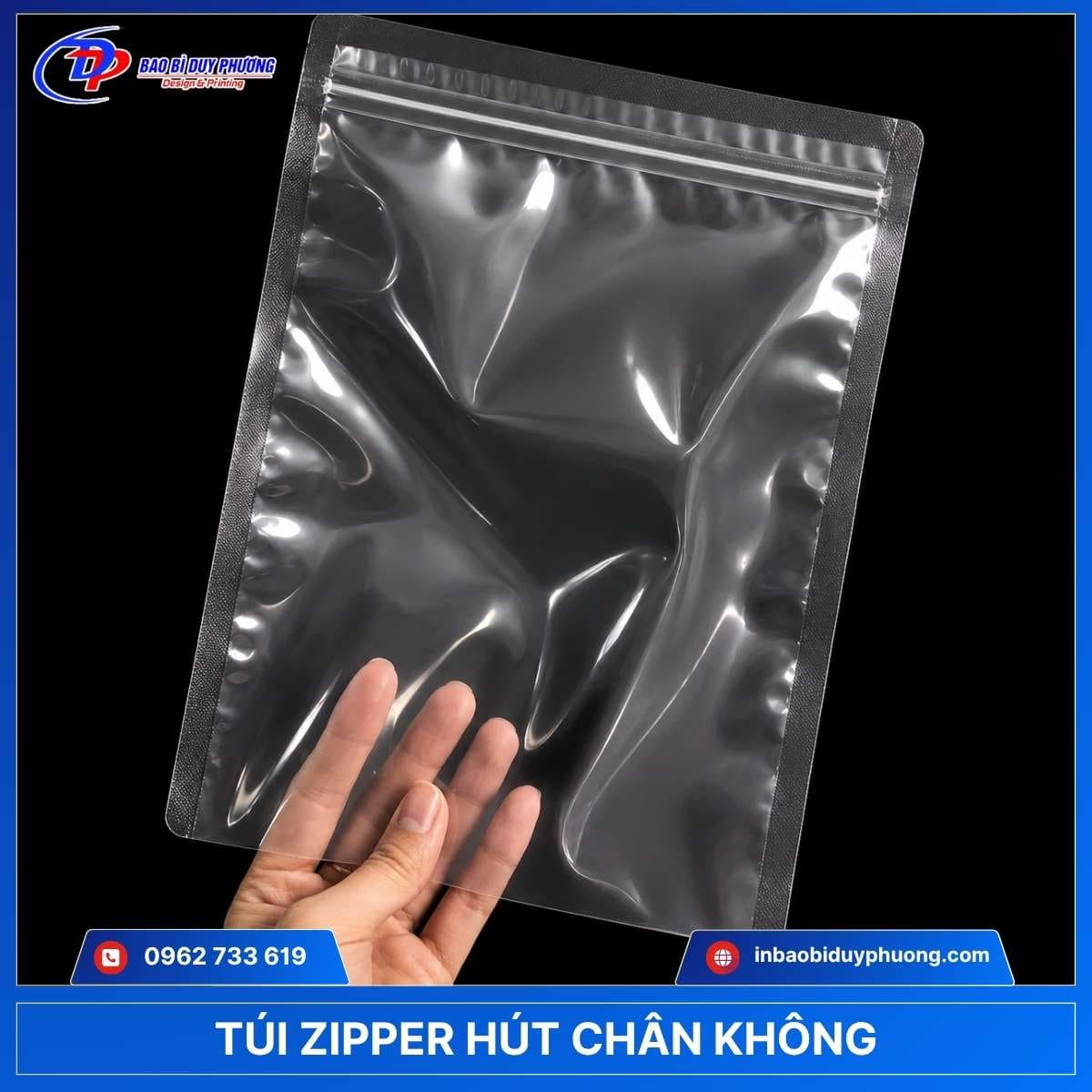 túi zipper hút chân không giá sỉ