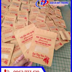 Mua tui zipper giay kraft co cua so o dau