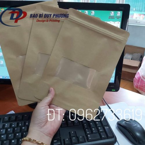 bán túi zipper giấy giá rẻ hcm