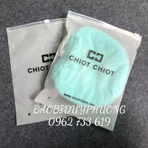 Xưởng in túi zipper hd khóa kéo giá rẻ