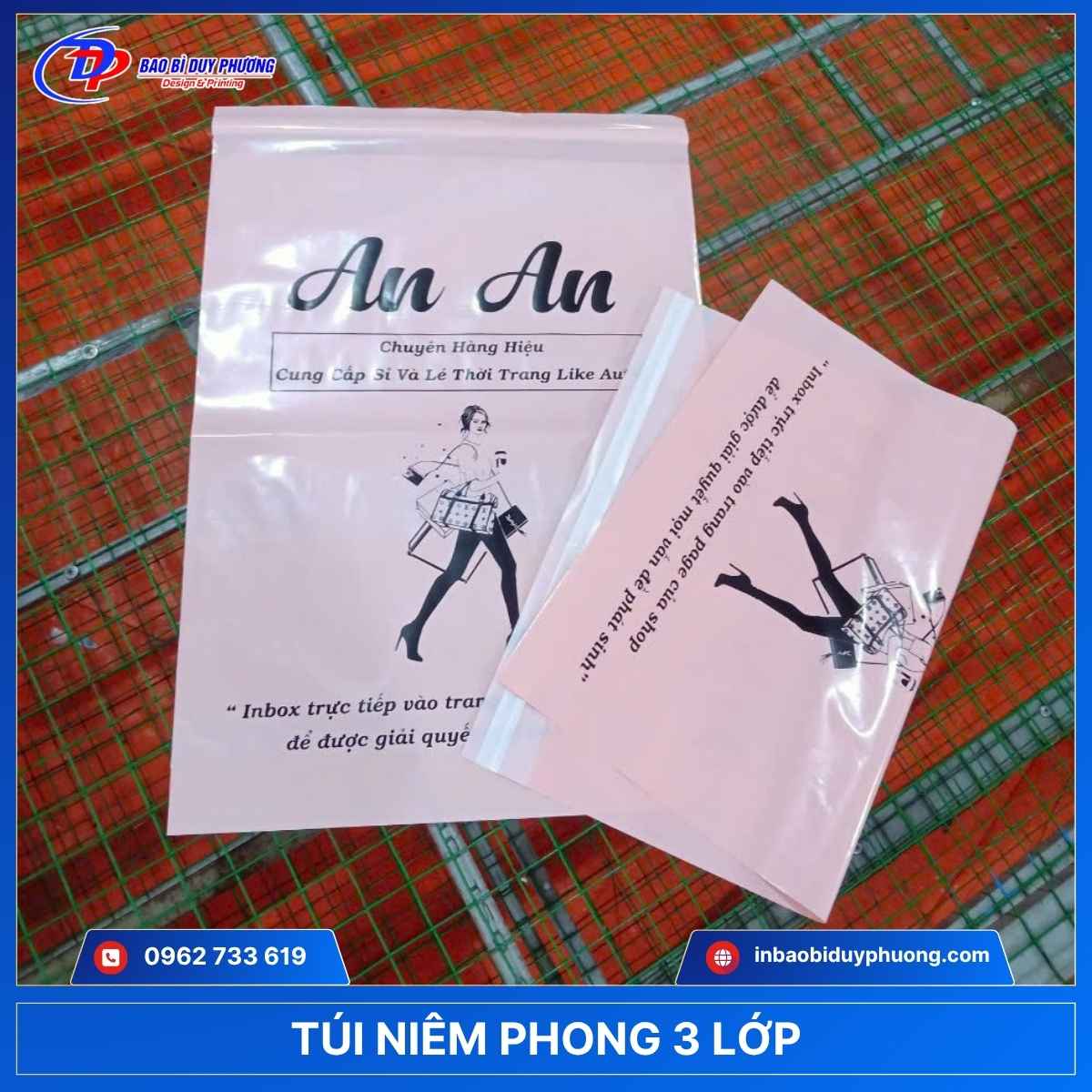 túi niêm phong 3 lớp in logo