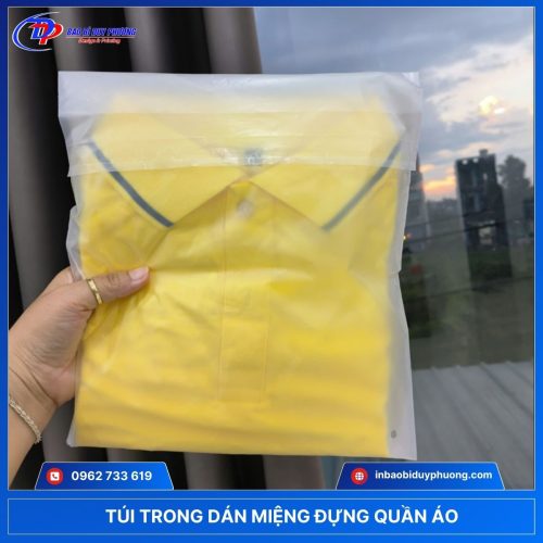 túi trong dán miệng đựng quần áo