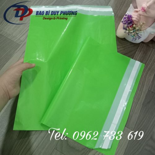 Túi niêm phong màu xanh lá