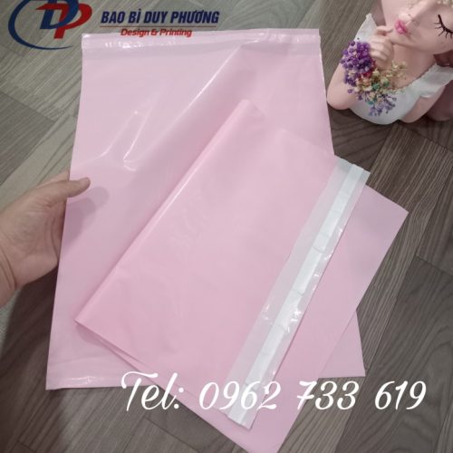 Túi niêm phong mà hồng pastel