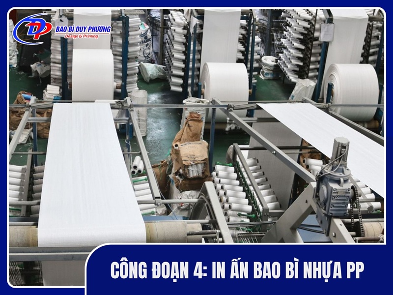 Công đoạn 4: In ấn bao bì nhựa PP