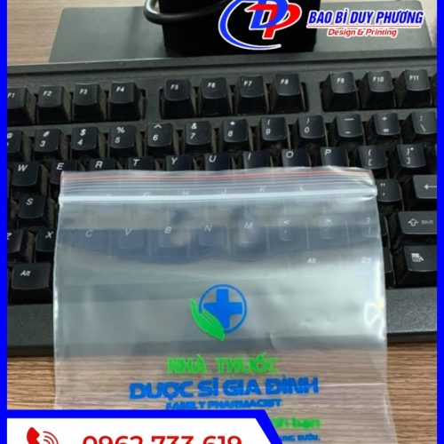 size tui zip chi do thong dung