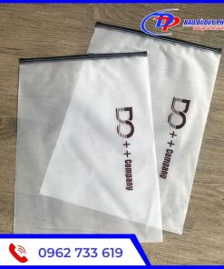 In túi zipper khóa kéo