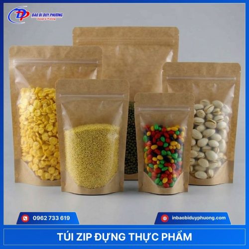 túi zip đựng thực phẩm