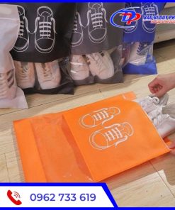 in tui zipper dung giay