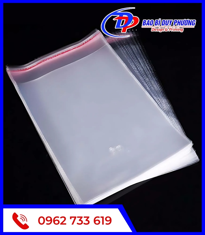 Tui PE dan mieng duoc ung dung trong linh vuc nao