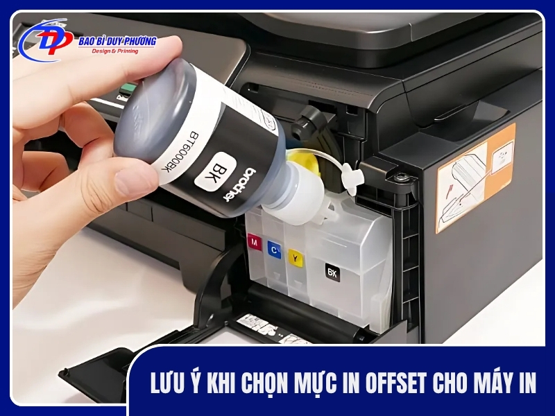 Luu y khi chon muc in offset cho may in