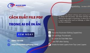 cach xuat file pdf trong AI de in an​