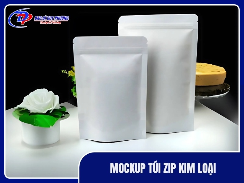 Mockup tui zip kim loai