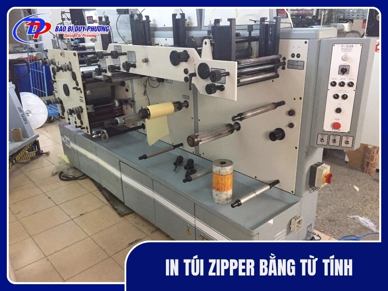In tui zipper bang tu tinh Magnetic Printing