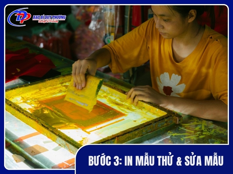 Buoc 3 In mau thu va sua mau neu co
