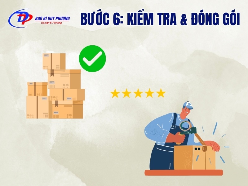 Buoc 6 Kiem tra chat luong va dong goi