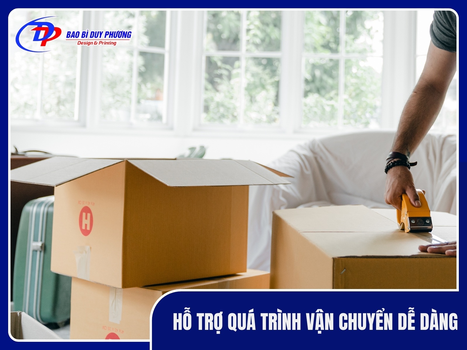 Ho tro qua trinh van chuyen de dang