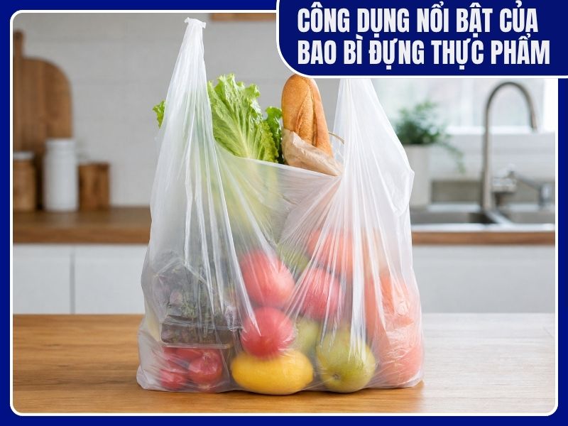 Túi nilon đựng thức ăn có công dụng gì?