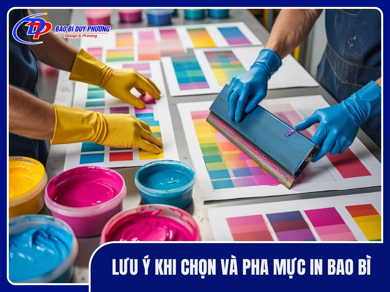 Luu y khi chon va pha muc in bao bi