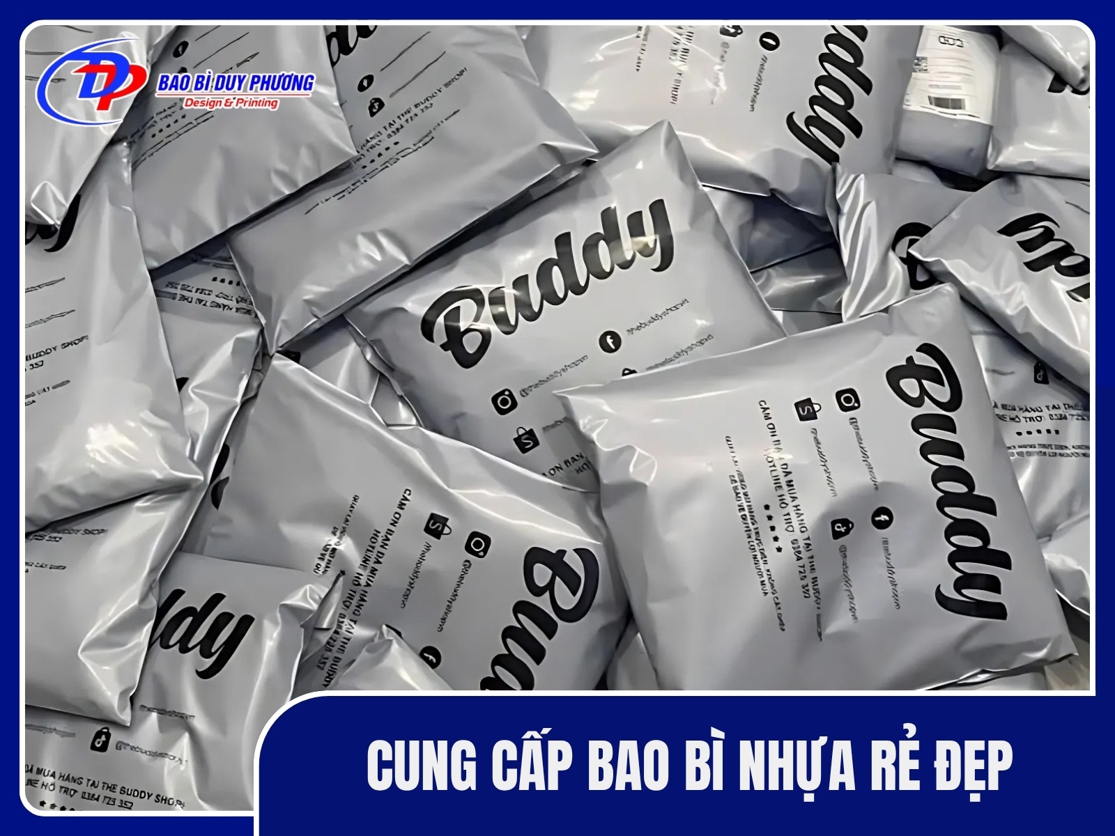 Dat mua bao bi nhua gia re in logo mau dep o dau tai TPHCM