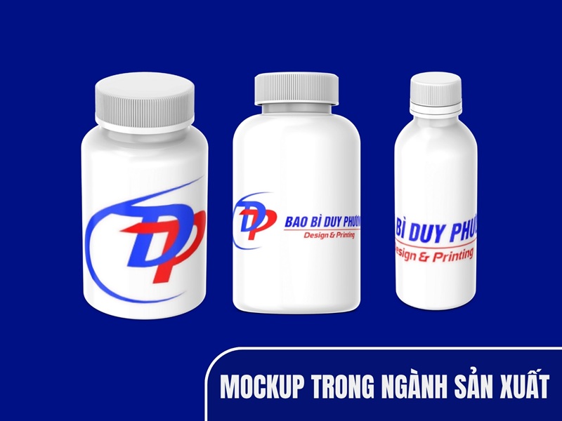 Mockup dùng trong ngành sản xuất