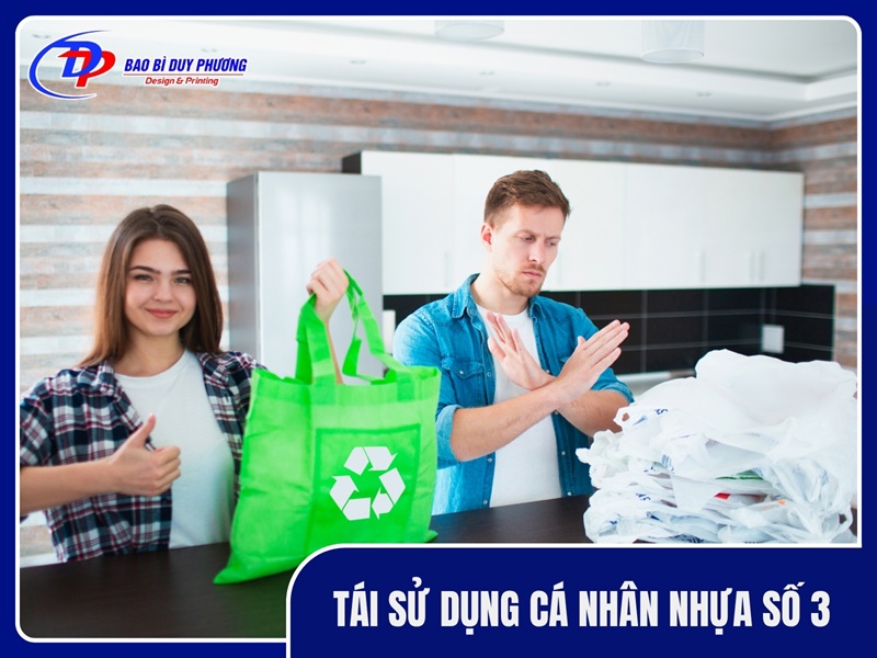Tái sử dụng cá nhân nhựa số 3